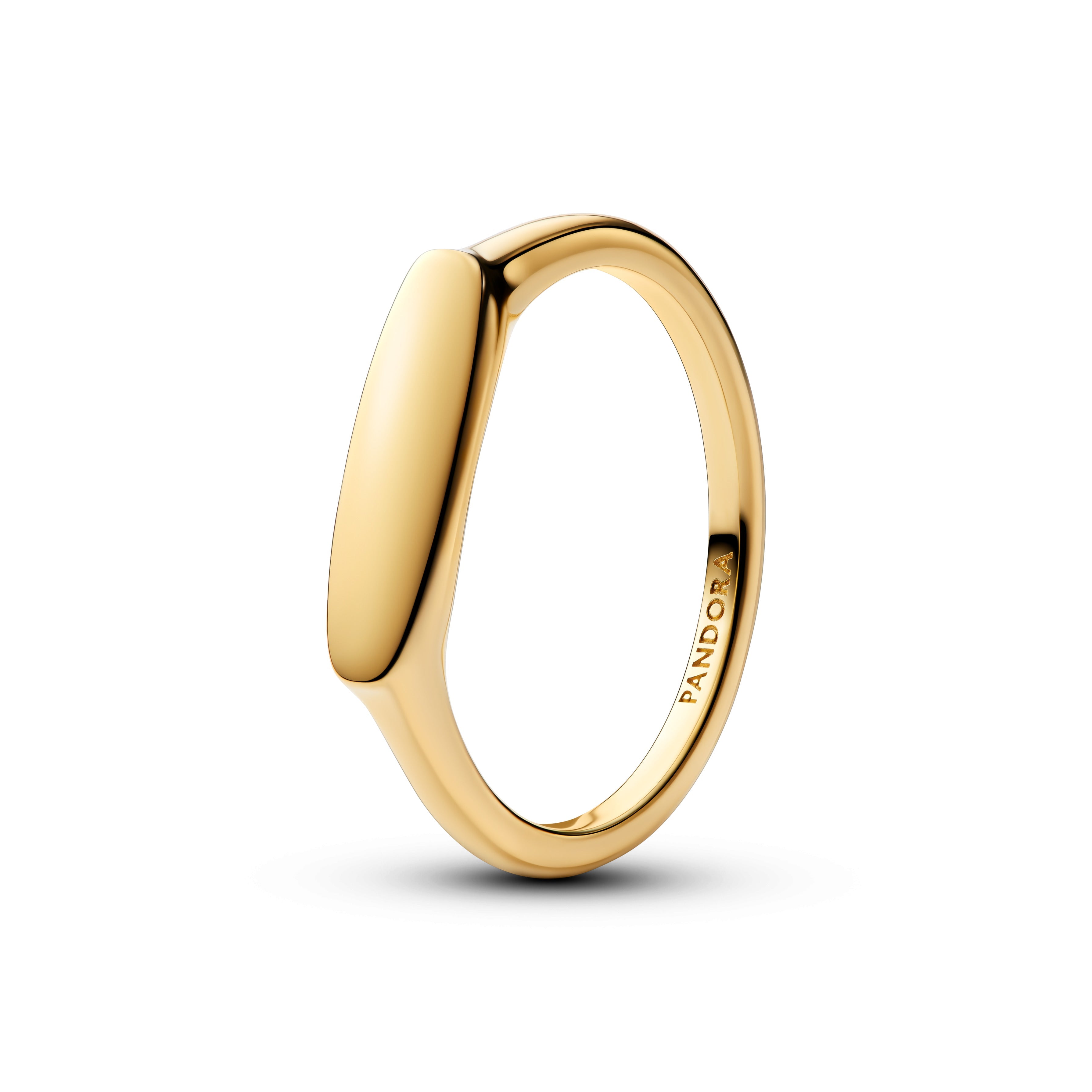 Engravable 14K Gold-Plated Ring