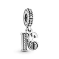 16 Silver Dangle With Clear Cubic Zirconia