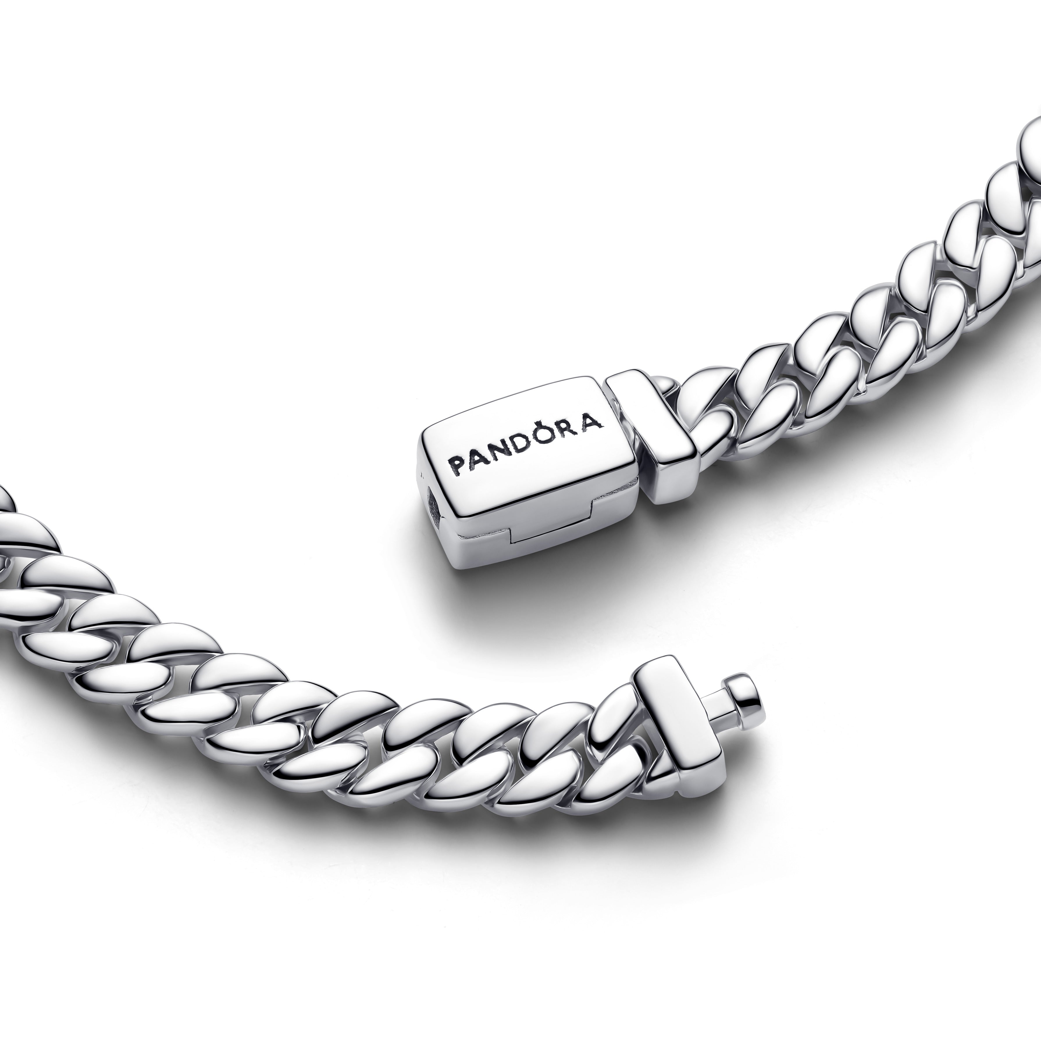 Cuban Chain Sterling Silver Bracelet