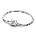 Disney Princess Sterling Silver And 14K Gold-Plated Bracelet With 0.012 Ct Tw G-I Vs+ Round Brilliant Very Good Cut Lab-Grown Diamond