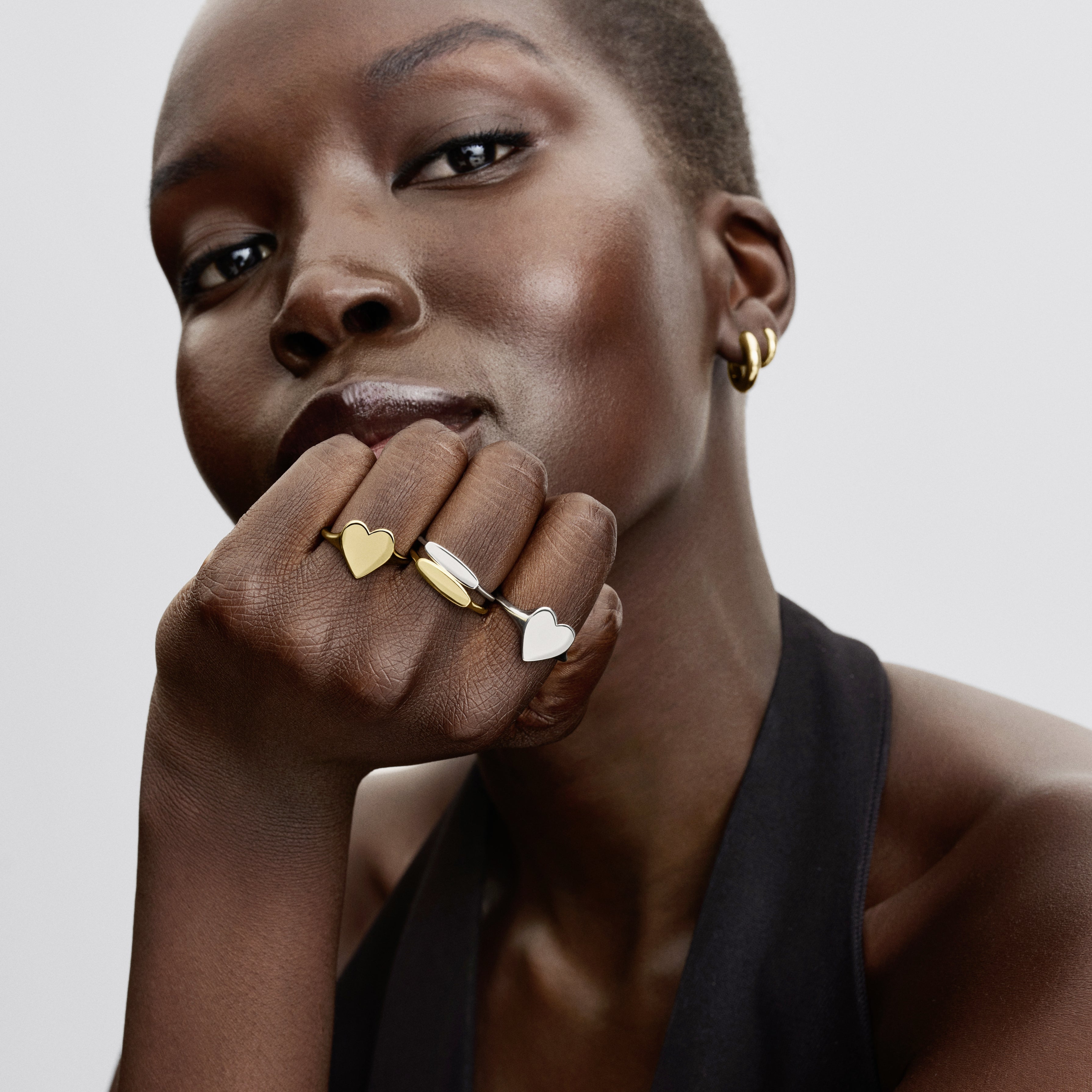 Engravable 14K Gold-Plated Ring