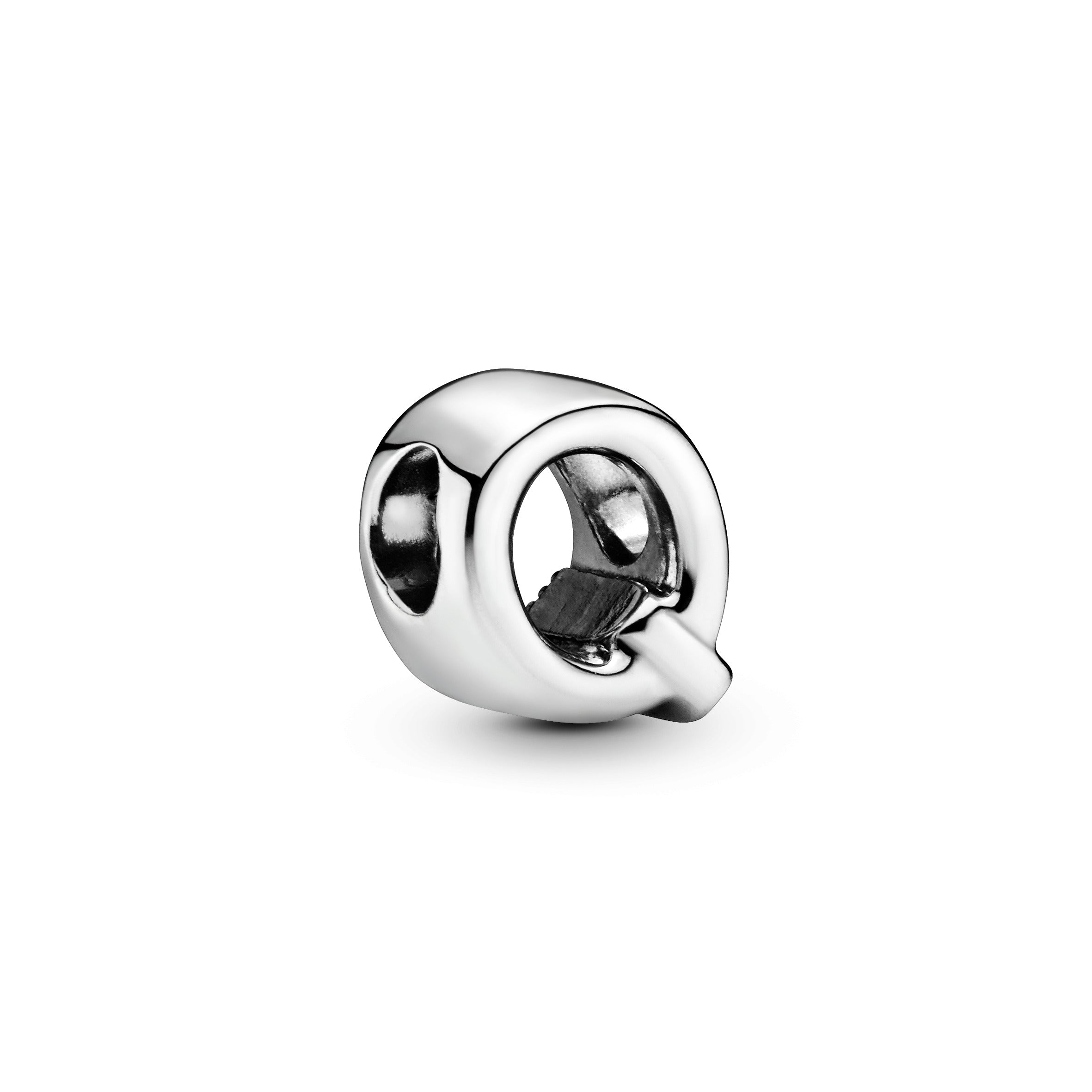 Letter Q Silver Charm