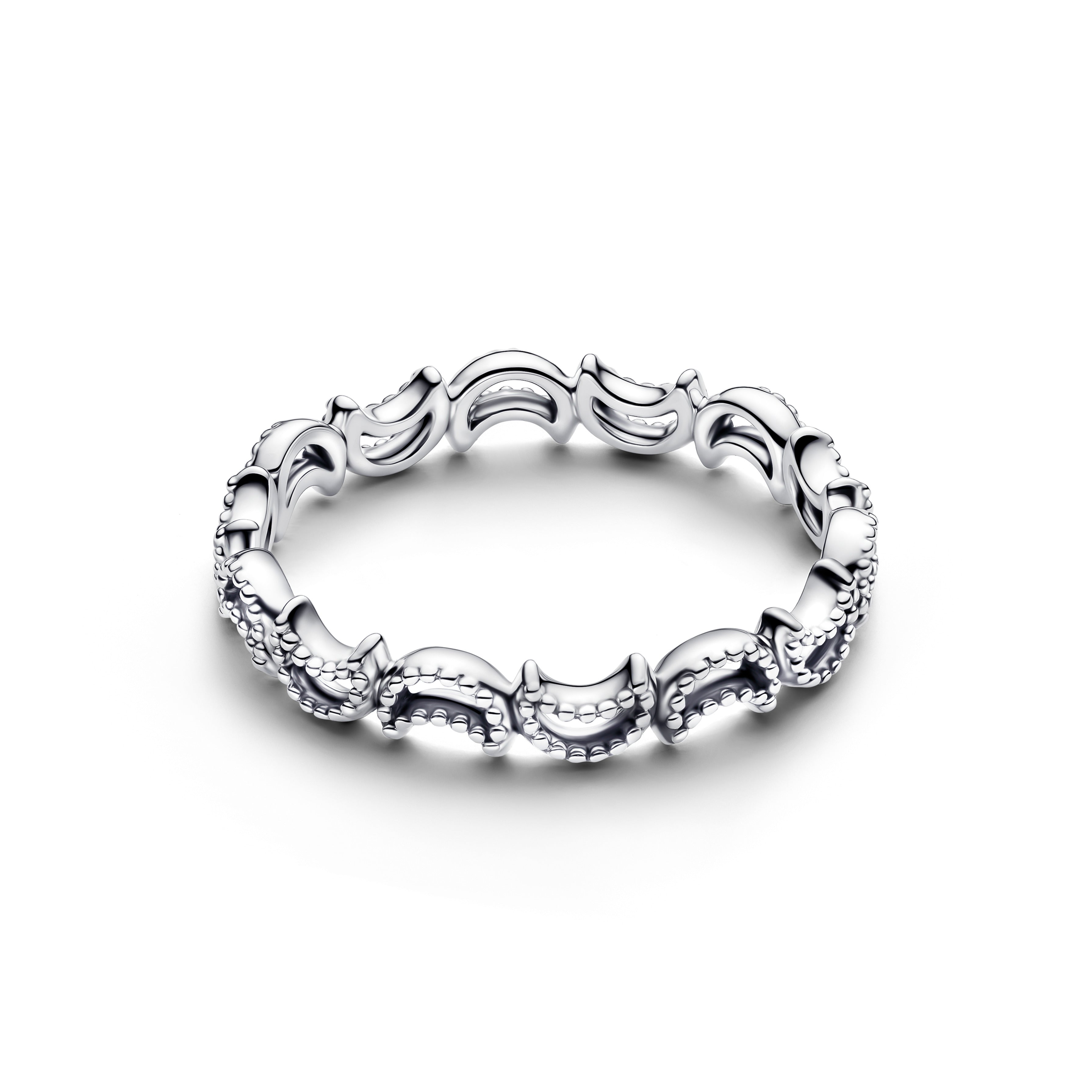 Moon Sterling Silver Ring