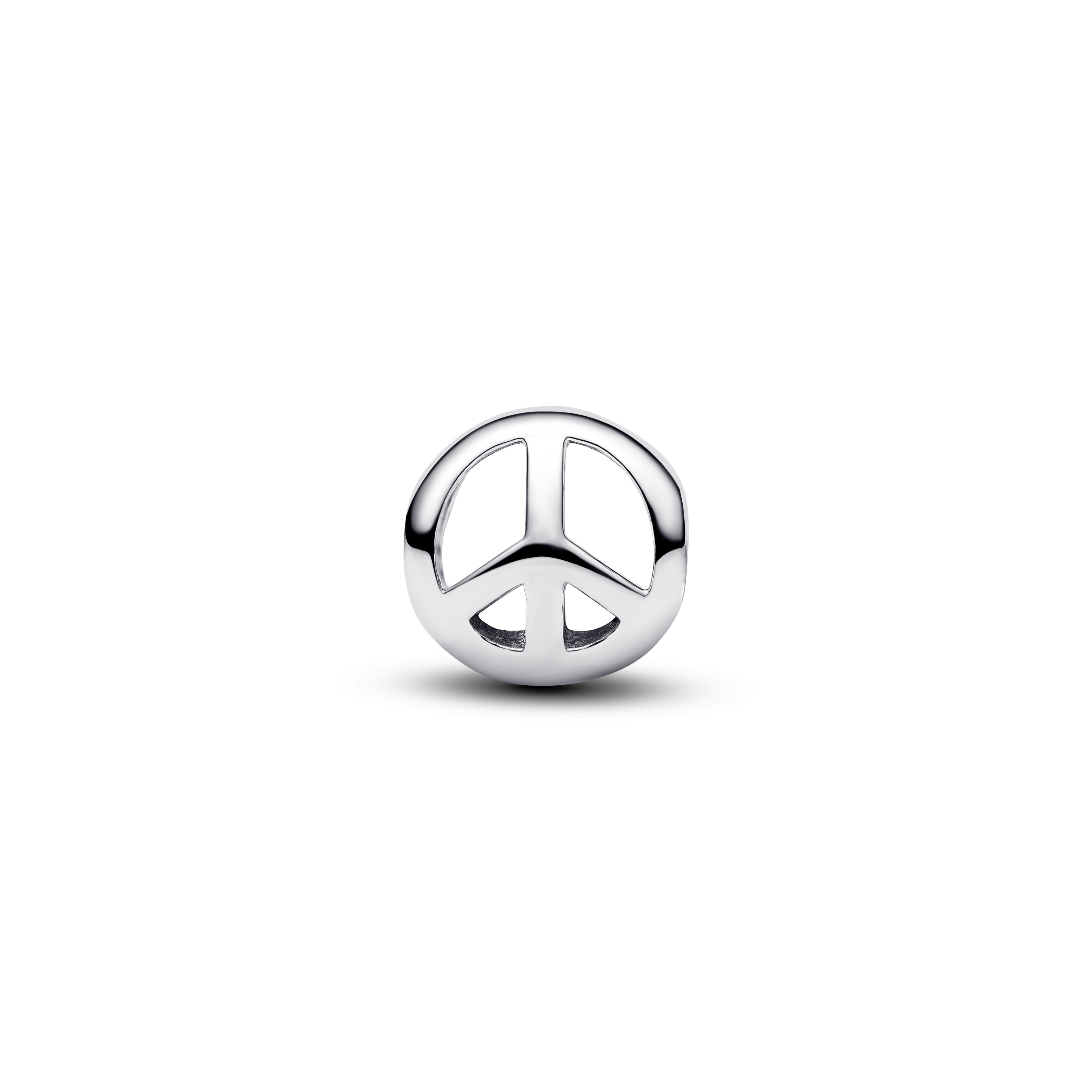 Peace Symbol Sterling Silver Mini Charm