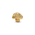 Textured Mushroom 14K Gold-Plated Mini Charm