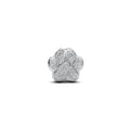 Textured Paw Sterling Silver Mini Charm