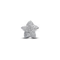 Textured Star Sterling Silver Mini Charm